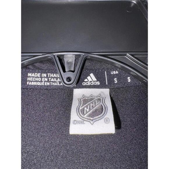 LAS VEGAS GOLDEN KNIGHTS NHL Hockey Polo Shirt ADIDAS Men's Small Black Plastic - Picture 6 of 10